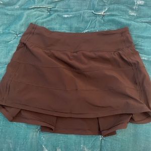 lululemon pace rival skirt BLACK